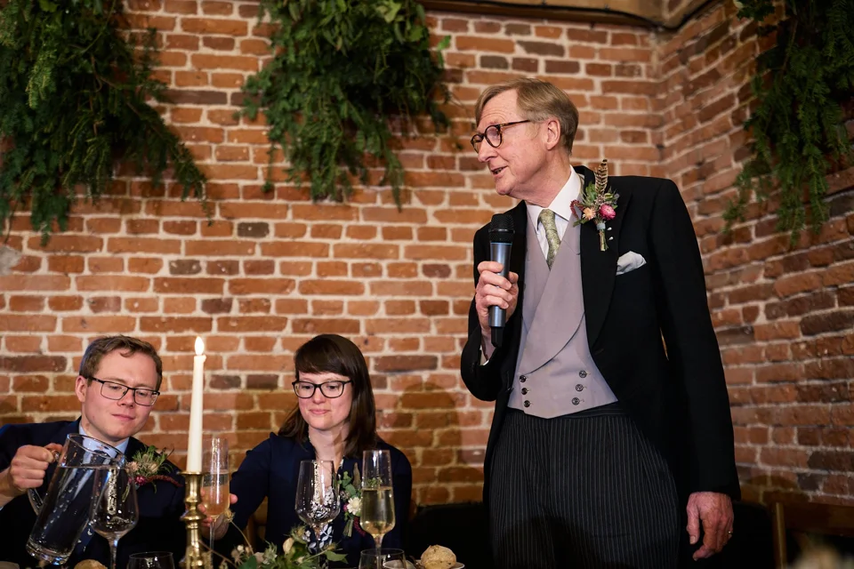 A moment from Rachel & Thomas’s wedding at Godwick Hall & Great Barn