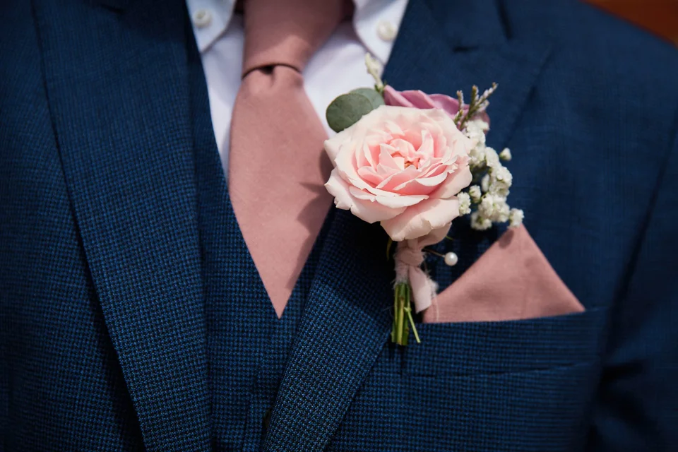 A moment from Abbey & Daniel’s wedding at Bateman’s Barns