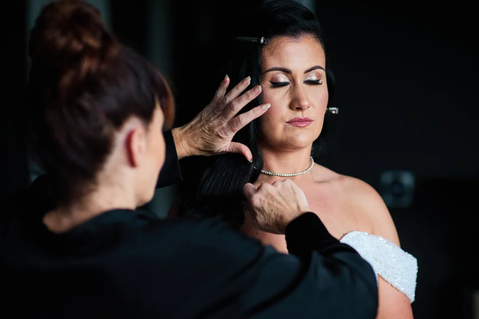 A moment from Sami & Jordan’s wedding at Swynford Manor