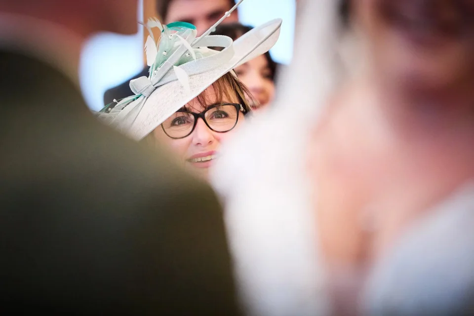 A moment from Ruth & Mark’s wedding at Bressingham Hall & High Barn