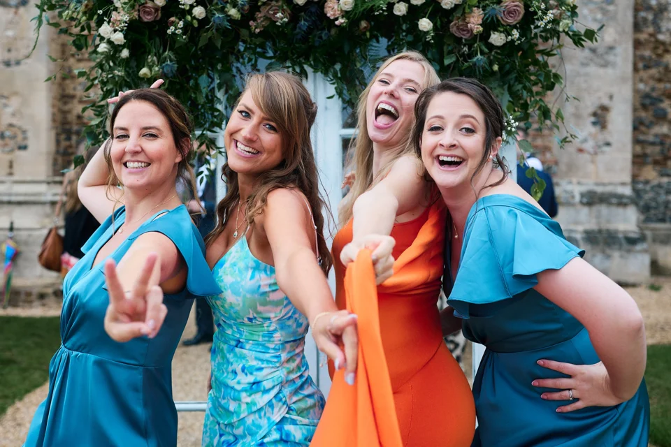A moment from Alisa & Sam’s wedding at Pentney Abbey