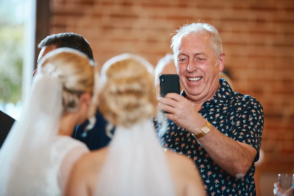 A moment from Charlotte & Gemma’s wedding at Southwood Hall
