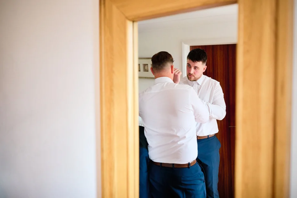 A moment from Carrie & Thomas’s wedding at Southwood Hall