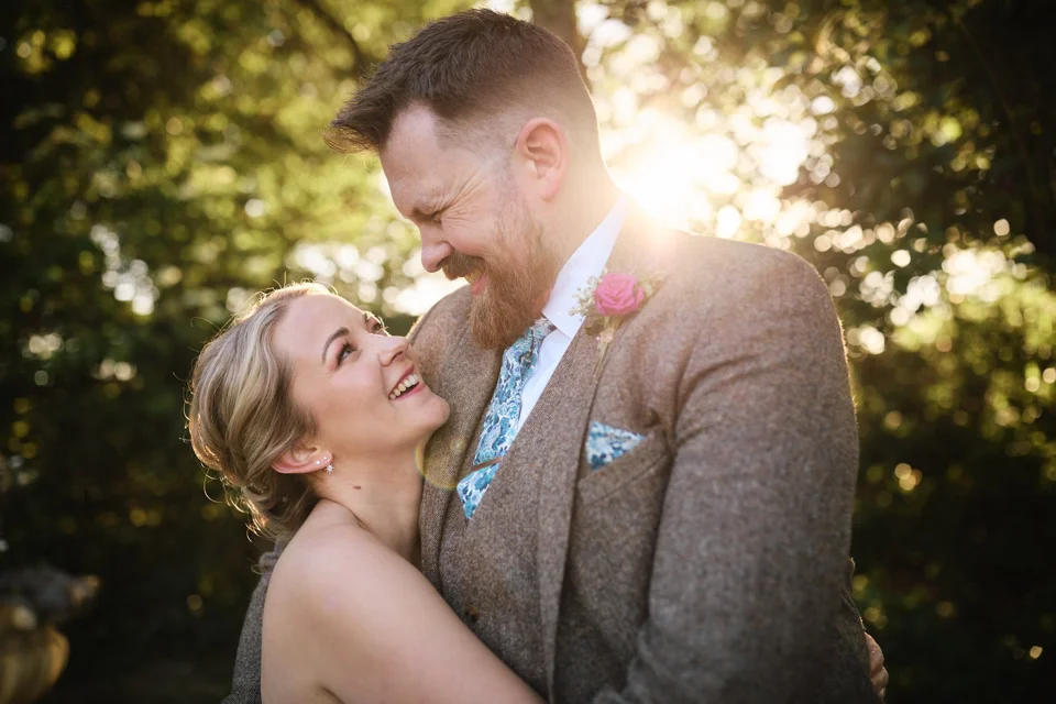 A moment from Charlie & Tom’s wedding at Park Farm Hotel