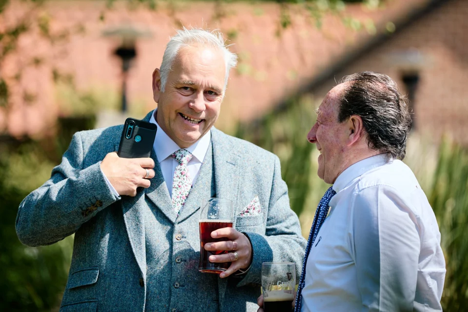 A moment from Faye & Paul’s wedding at Ivy House Country Hotel