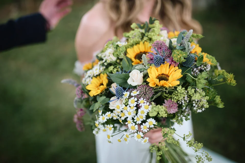 A moment from Sophie & Elliott’s wedding at Glebe Farm Barn