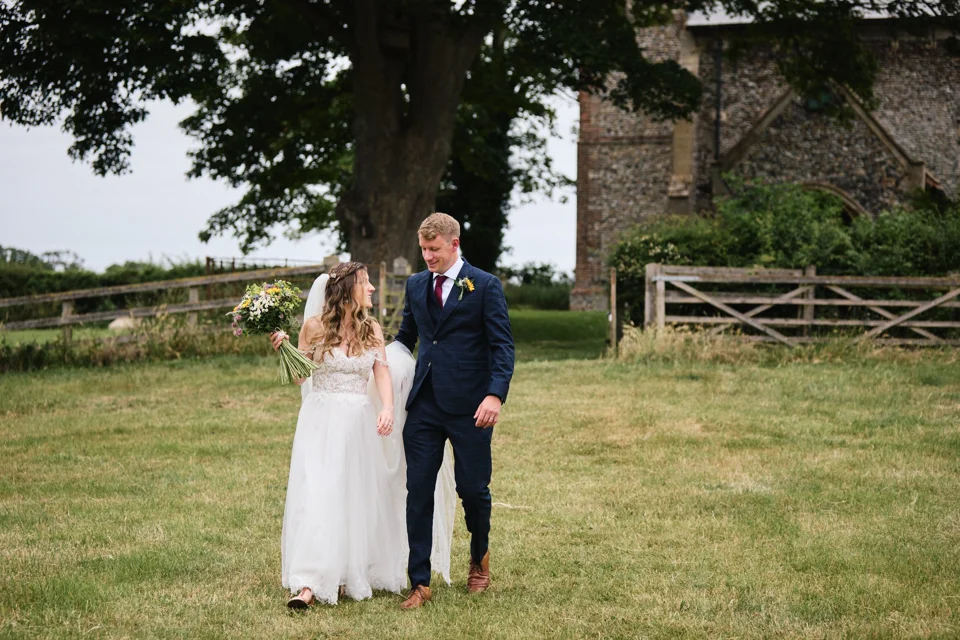 A moment from Sophie & Elliott’s wedding at Glebe Farm Barn