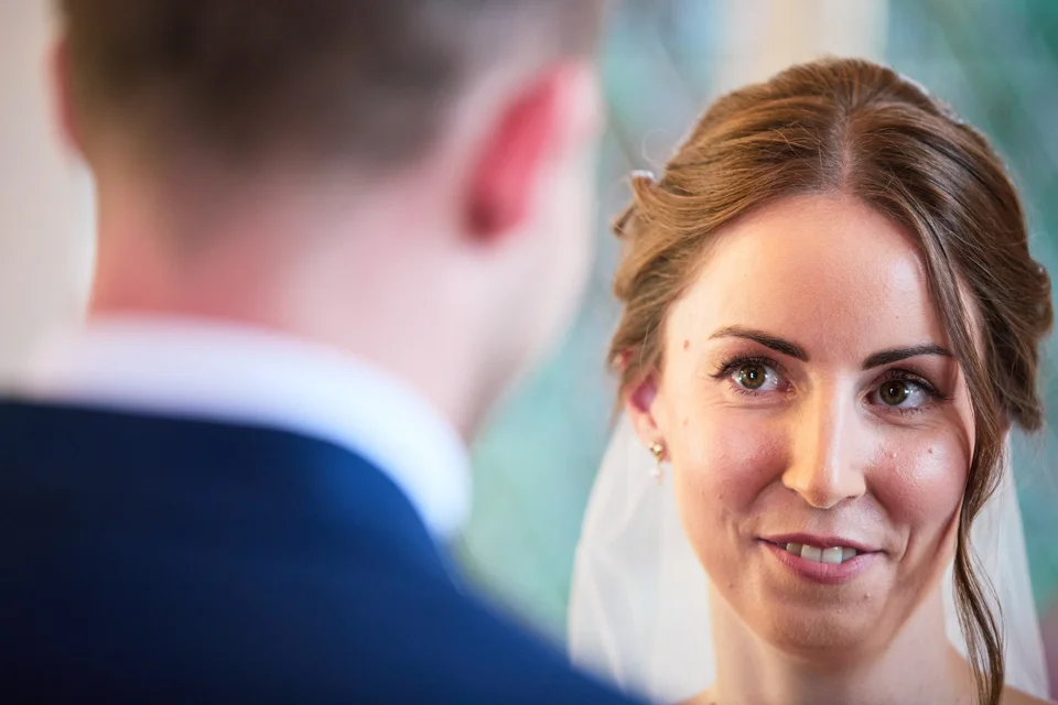 A moment from Alice & Sam’s wedding at The Reading Room